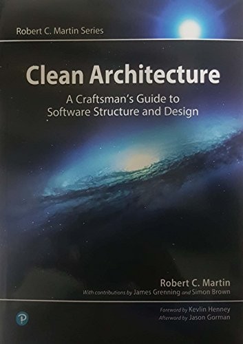 Clean Architecture: A Craftsman's Guide to Software Structure and Design — оригинальная обложка