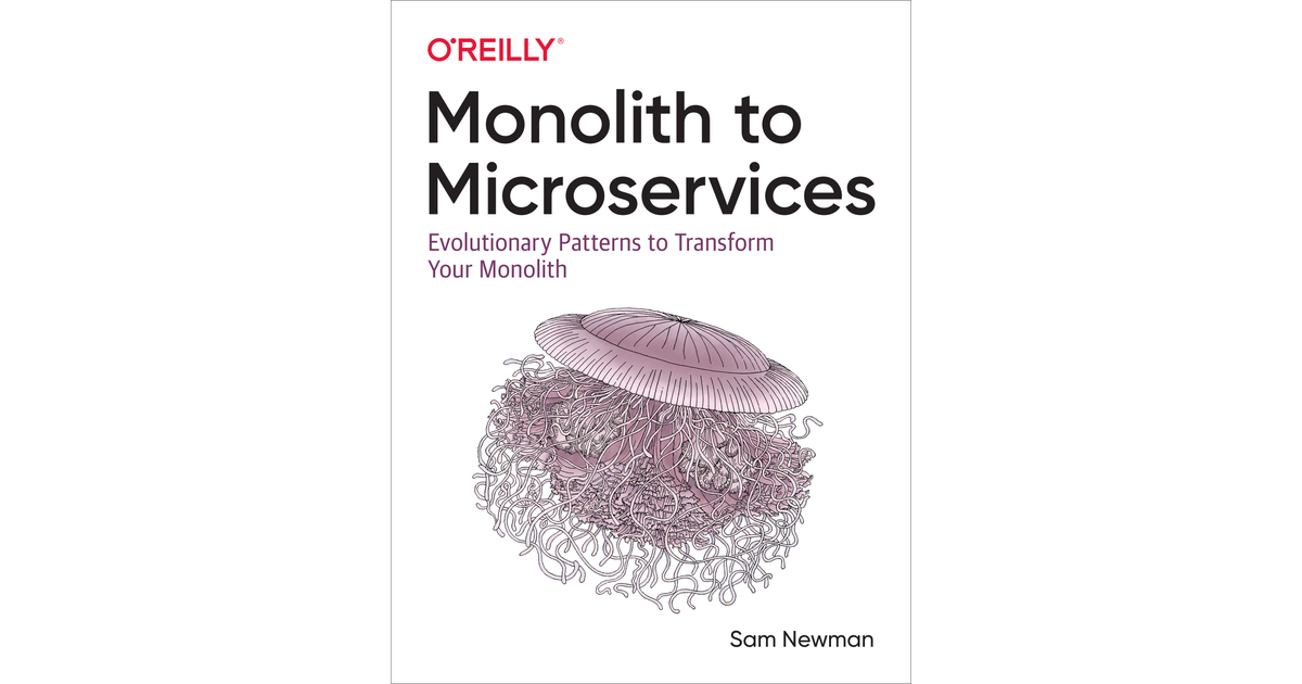 Monolith to Microservices — оригинальная обложка