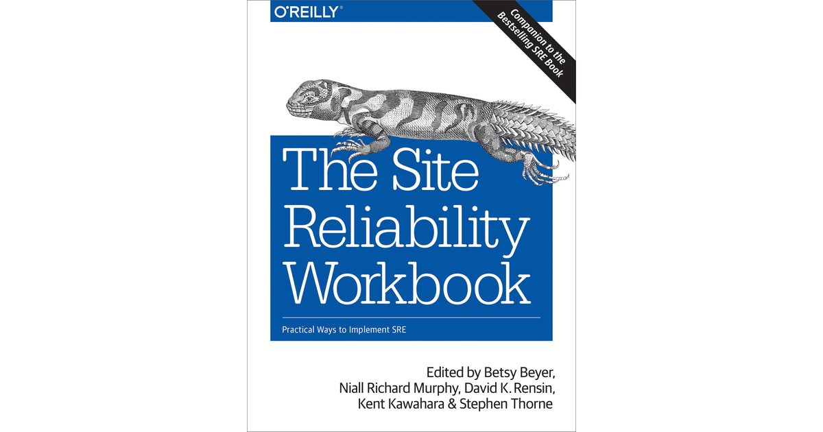 The Site Reliability Workbook — оригинальная обложка