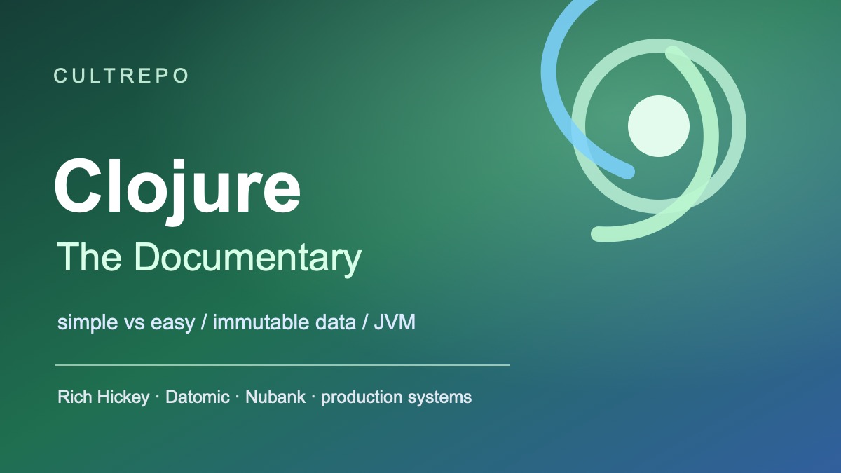 Clojure: The Documentary - YouTube cover